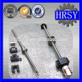 High precision 80mm ball lead screw with flange nut for CNC machine